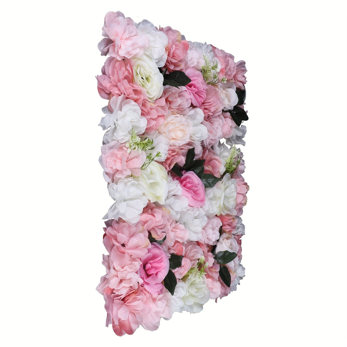 CNCEST 12pcs 3D Fabric Artificial Dahlia Flower Panels with Back Girds - Easy Install for Wedding and Engagement Decor, Summer Floral Wall Mats, No Electricity Needed