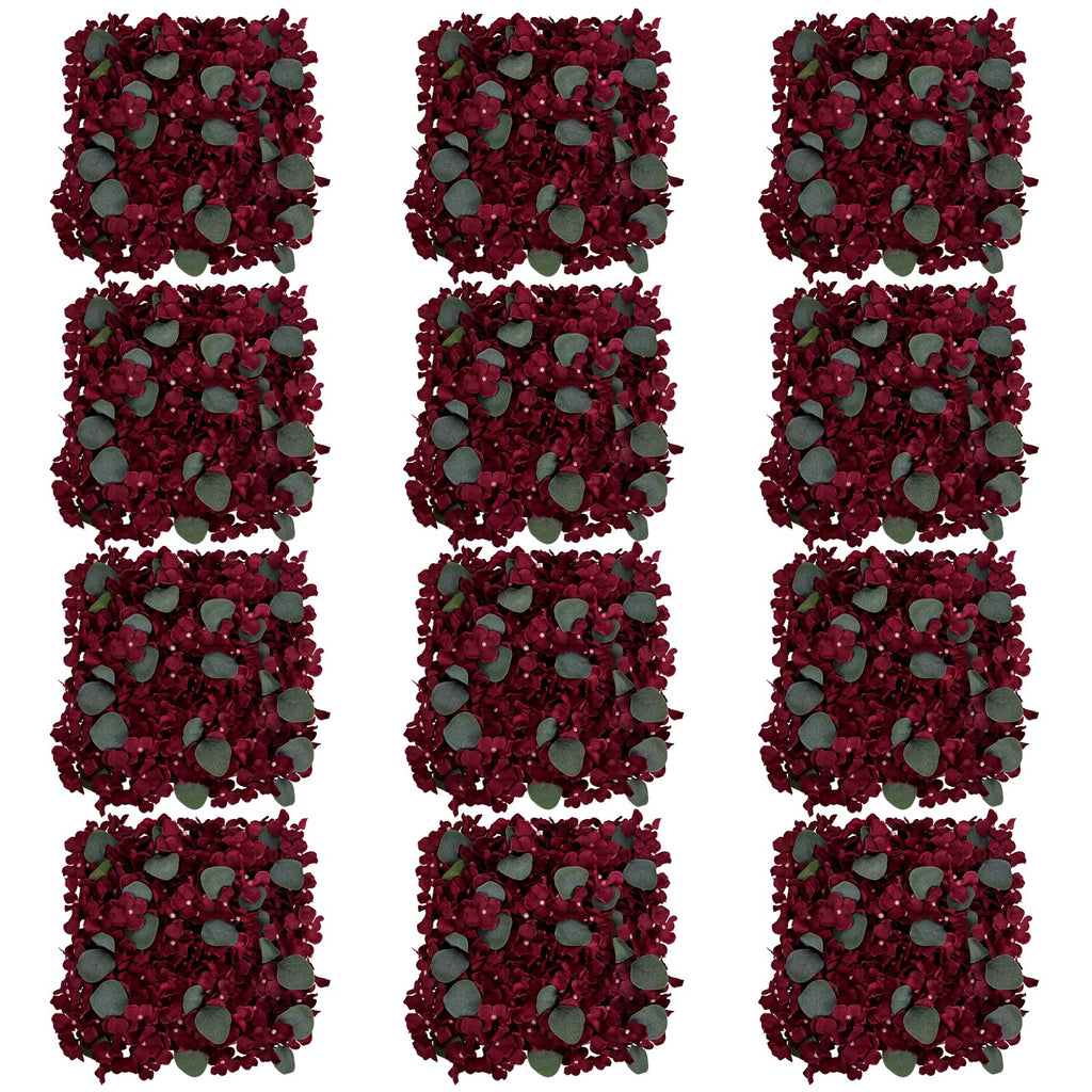Artificial Luxury‌ Flower Wall Panels, Gorgeous 3D Silk Floral Backdrop for Wedding, Baby Show, Party and Home Decor, Quick Assembly/Storage, Both Eco ＆ Pet Friendly