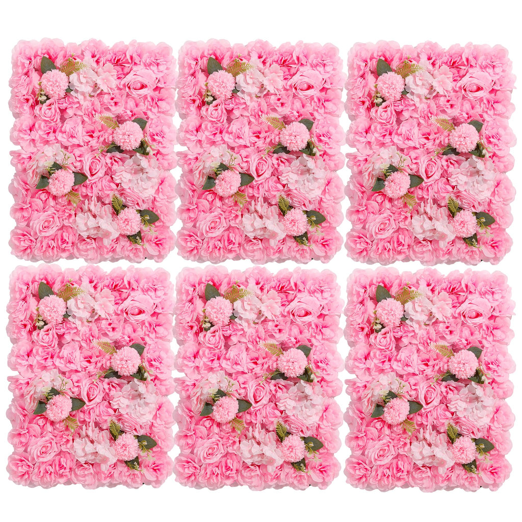 3D Flower Wall Backdrop 12 Pcs 15×15 Inch Black Dahlia