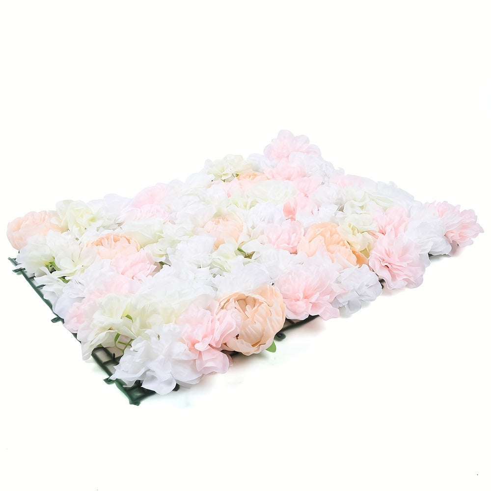 20pcs Romantic Artificial Flower Wall Wedding Home Background Floral Wall Decor